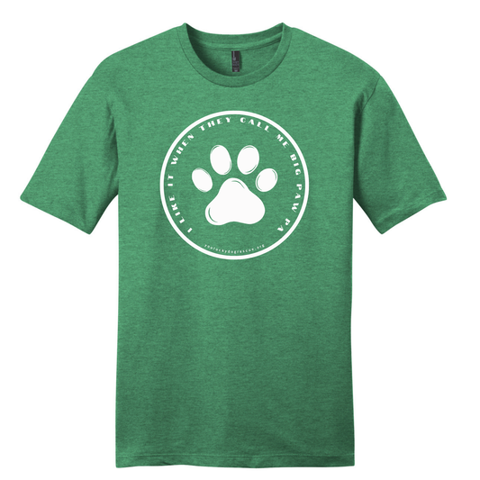 BELLA+CANVAS® Unisex Jersey Short Sleeve V-Neck Tee "I Like It When They Call Me Big Paw Pa"